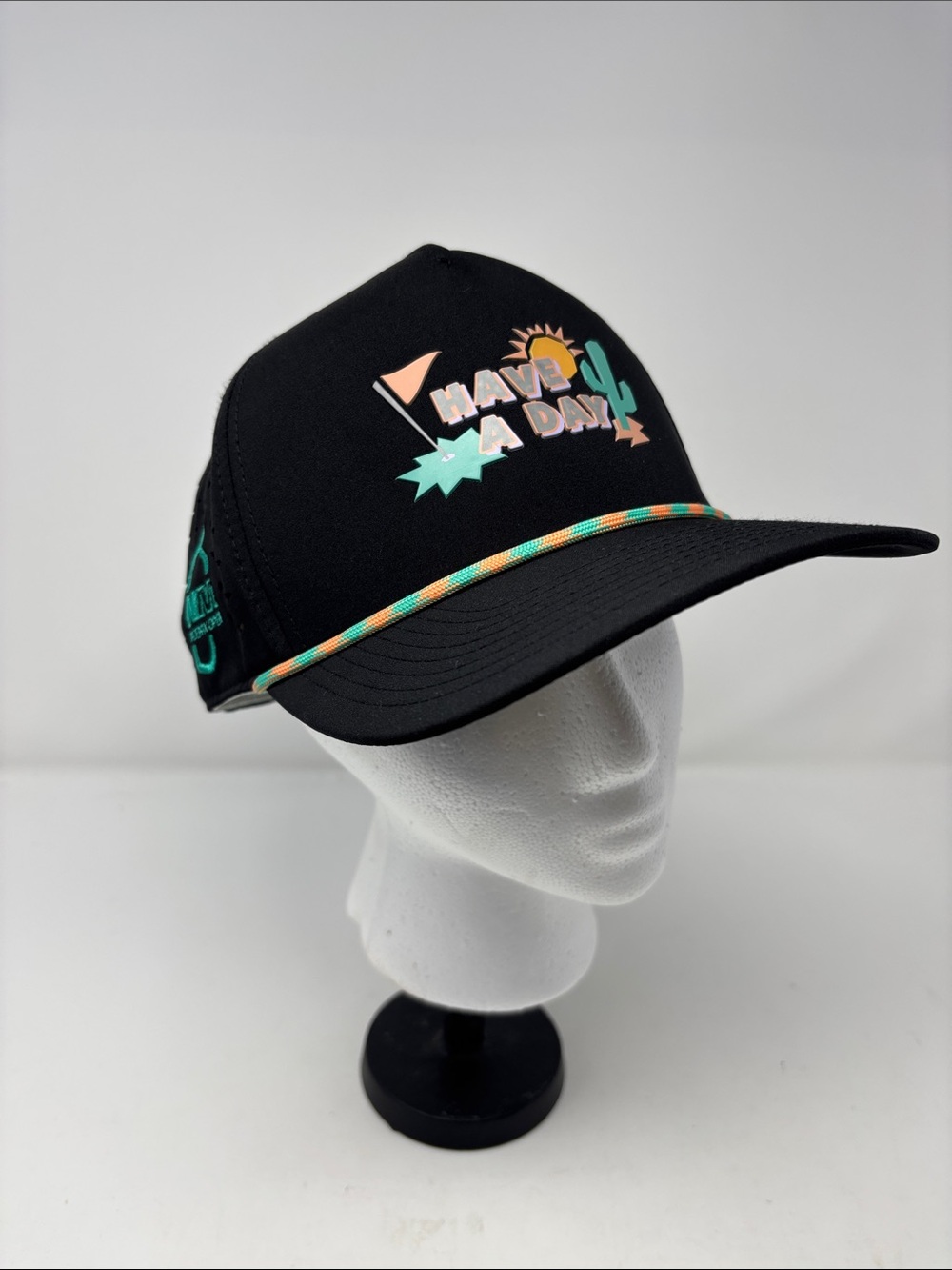 Breezy golf Black 'Have A Day' Graphic Trucker Hat
